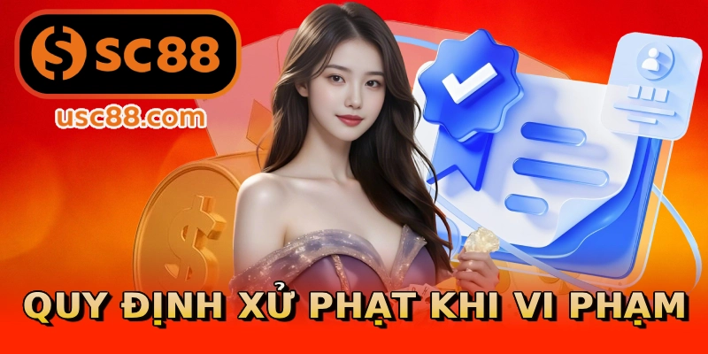 Quy định xử phạt khi vi phạm
